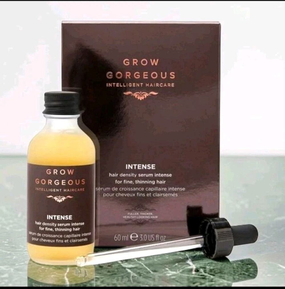 Grow Gorgeous Hair Density Serum Intense ~ Full Size 2oz / 60ml ~ NIB